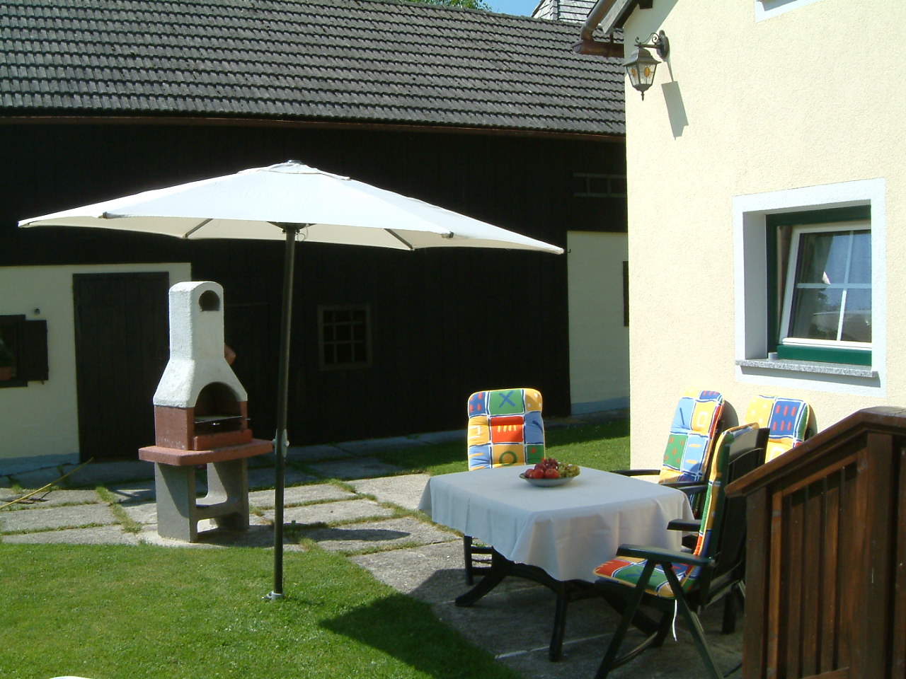 Ferienhaus Humer Terasse